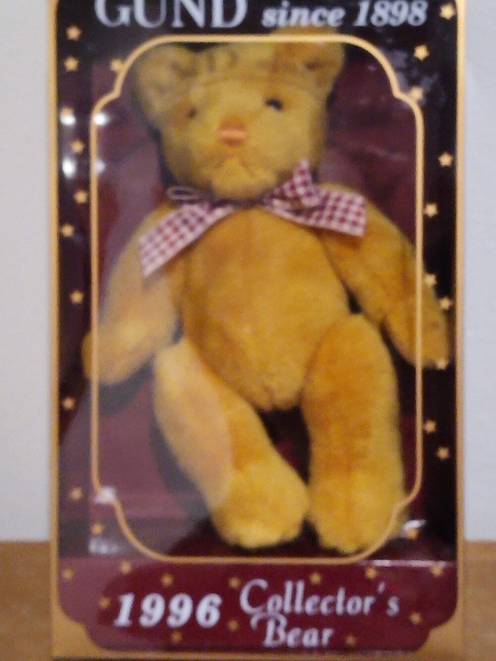 1996 Gund collectable bear limited edition
